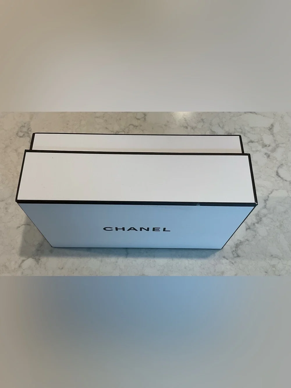 Authentic Chanel perfume box with original packaging